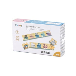 PolarB ポーラービー すうじパズル 木のおもちゃ 計算 TYPR44071 さんすう けいさん 知育玩具