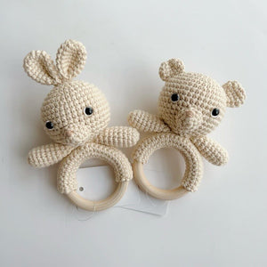 prologue baby rattle 赤ちゃんのおもちゃ ファーストトイ ガラガラ オーガニックコットン ハンドメイド