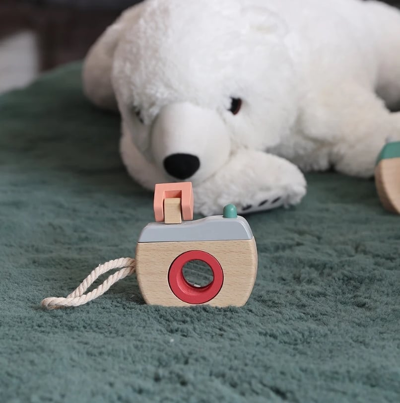 Adnil LAND 木製カメラ FLASHING TOY CAMERA フラッシング トイ カメラ アドニルランド
