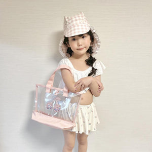 coto cotte キラキラ アップリケ プールバッグ クリアバッグ 海水浴 ビニールバッグ 722-460060 コトコト 女の子