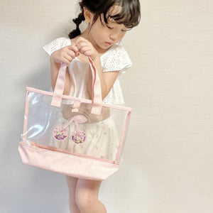 coto cotte キラキラ アップリケ プールバッグ クリアバッグ 海水浴 ビニールバッグ 722-460060 コトコト 女の子