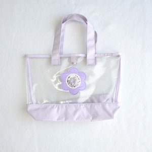 coto cotte キラキラ アップリケ プールバッグ クリアバッグ 海水浴 ビニールバッグ 722-460060 コトコト 女の子