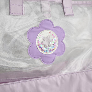 coto cotte キラキラ アップリケ プールバッグ クリアバッグ 海水浴 ビニールバッグ 722-460060 コトコト 女の子