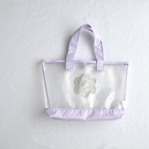 coto cotte キラキラ アップリケ プールバッグ クリアバッグ 海水浴 ビニールバッグ 722-460060 コトコト 女の子