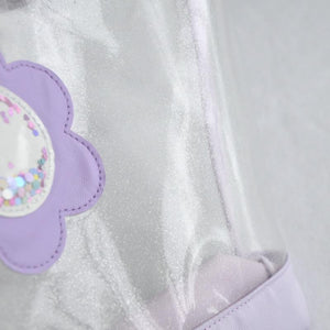 coto cotte キラキラ アップリケ プールバッグ クリアバッグ 海水浴 ビニールバッグ 722-460060 コトコト 女の子