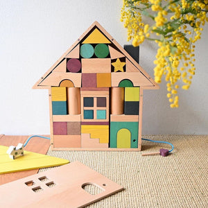 gg* ジジ tsumiki ツミキ おうちのカタチ つみき 木のおもちゃ ハウス 木製 ケース kiko+&gg* キコアンドジジ
