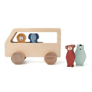 trixie baby Wooden animal bus 木のおもちゃ アニマルバス 乗り物 はたらく車 トリクシー