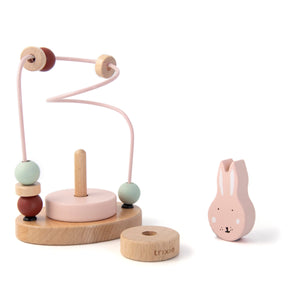 trixie baby Wooden beads maze ウッドトイ ビーズメイズ Mrs. Rabbit うさぎ 木のおもちゃ トリクシー