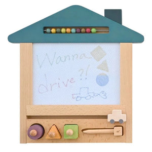 gg* ジジ oekaki house オエカキハウス おえかきボード 木のおもちゃ おうち キャット くるま ドッグ kiko+&gg*