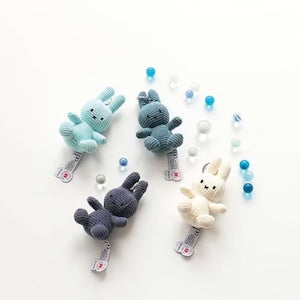 BON TON TOYS Miffy Corduroy Keychain ミッフィー コーデュロイ キーチェーン ぬいぐるみ
