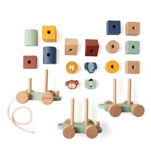 trixie baby トリクシー Wooden animal train ベビー ウッドトイ アニマルトレイン 木のおもちゃ