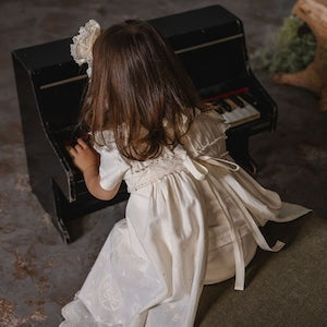 Amorosa mamma セレモニードレス クラシカルレース 3点セット 50-70cm 日本製 オーガニックコットン100% CAK027 アモローサマンマ