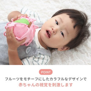 SHAOOL わっかボール ガラガラ ラトル フルーツ くだもの シャオール