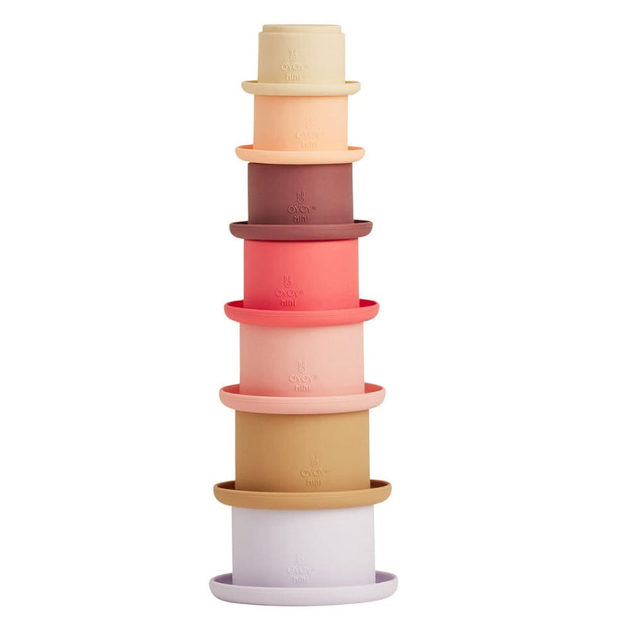 OYOY mini Tawa Silicone Stacking Cups "Cherry"  タワー シリコン スタッキングカップ オイオイミニ