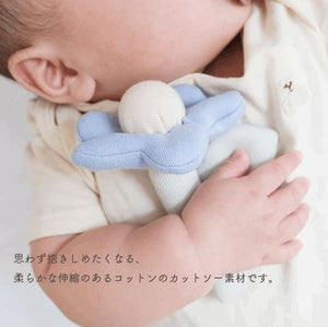 Lien de famille おはなのラトル 赤ちゃんのガラガラ 布製 日本製 リヤンドファミーユ