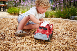 Green Toys ファイヤートラック 消防車 はしご車 アメリカ製 GRT-FTK01R