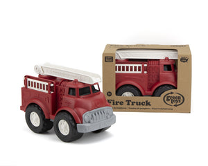 Green Toys ファイヤートラック 消防車 はしご車 アメリカ製 GRT-FTK01R
