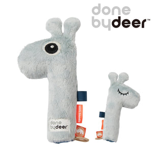 Done by Deer にぎにぎラトル ラフィ Squeaker rattle, Raffi 布製おもちゃ ぬいぐるみ ダンバイディア