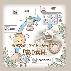 Toyroyal くまさん シリコン リングベアー ウォームホワイト トイローヤル