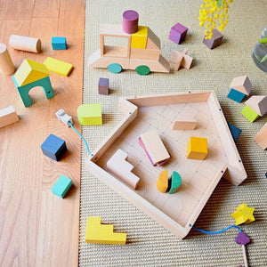 gg* ジジ tsumiki ツミキ おうちのカタチ つみき 木のおもちゃ ハウス 木製 ケース kiko+&gg* キコアンドジジ