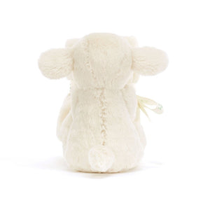 Jellycat Baby ひつじ ホワイト ぬいぐるみ ブランケット Bashful Lamb Soother タオル スーザー ジェリーキャット ベビー
