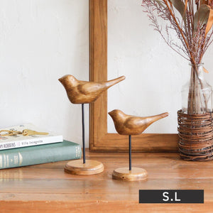 NEIN MARKE パイン バードスタンド Sサイズ 木製 インテリア雑貨 鳥 ナインマーケ