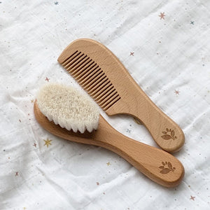 green sprouts ベビー ブラシ＆コーム Baby Brush & Comb グリーンスプラウツ