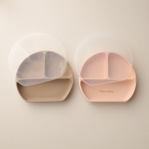 kawaii&born シリコンプレート 離乳食 ベビー食器 吸盤タイプ くっつくお皿