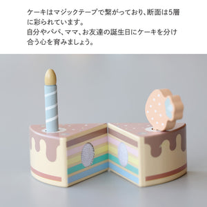 Adnil LAND CUTTING BIRTHDAY CAKE 木製おままごと ケーキ アドニルランド