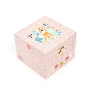 DJECO ウッド フォーン 子鹿 オルゴール付き ジュエリーボックス dj06086 ジェコ