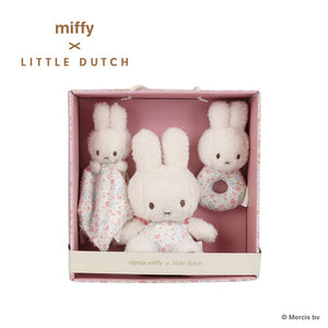 miffy x Little Dutch ギフトボックス 3点セット ミッフィー ラッキーブロッサム / ラッキーリーブス ピンク 水色 リトルダッチ