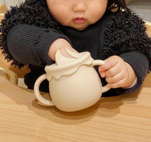 Love my lil 3wayマグ シリコン製 ストローマグ スナックカップ 両手持ちコップ ラブマイリル