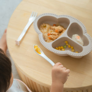 Lien de famille おはなのベビーカトラリー hanasaku spoon & fork SET ベビー食器 リヤンドファミーユ