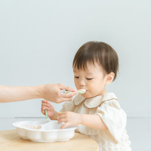Lien de famille おはなのベビーカトラリー hanasaku spoon & fork SET ベビー食器 リヤンドファミーユ