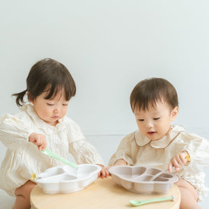 Lien de famille おはなのベビーカトラリー hanasaku spoon & fork SET ベビー食器 リヤンドファミーユ