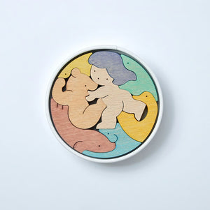 小黒三郎 組み木 五月人形 KK246 里山円武者五段飾り 普通垂幕 木製 つみき こどもの日 男の子の節句 遊プラン