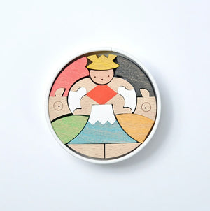 小黒三郎 組み木 五月人形 KK246 里山円武者五段飾り 普通垂幕 木製 つみき こどもの日 男の子の節句 遊プラン