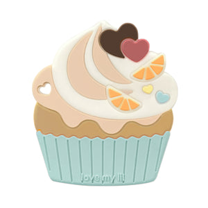 Love my lil 歯がため カップケーキ ブルー ピンク ラブマイリル