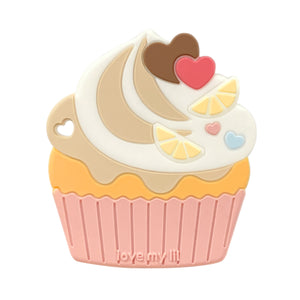 Love my lil 歯がため カップケーキ ブルー ピンク ラブマイリル