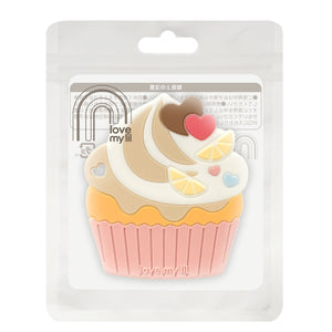Love my lil 歯がため カップケーキ ブルー ピンク ラブマイリル