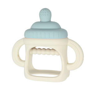 Love my lil 歯がため ミルクボトル ブルー ピンク ラブマイリル