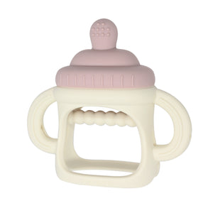 Love my lil 歯がため ミルクボトル ブルー ピンク ラブマイリル