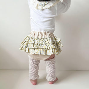 mocmof おめかしギフトセット レース 622-476161 ベビー ブルマ フリル3点セット モクモフ