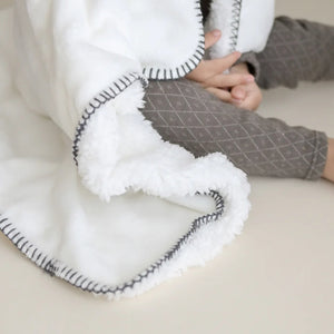 blanco ダブルボアブランケット ベビー double boa blanket ホワイト 無地 ブランコ