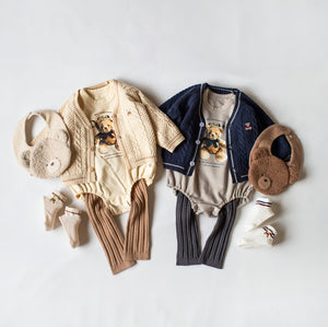 mocmof サスペンダー付きレギンス ベビー服 622-577282 モクモフ