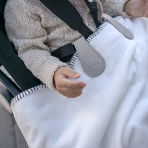 blanco ダブルボアブランケット ベビー double boa blanket ホワイト 無地 ブランコ