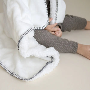 blanco ダブルボアブランケット ベビー double boa blanket ホワイト 無地 ブランコ