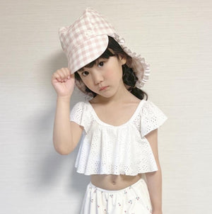 coto cotte 日除け付き スイムキャップ 女の子 722-460055 コトコト