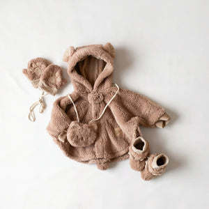 mocmof ぬいぐるみケープ ベビー服 上着 防寒具 70cm 80cm 90cm モクモフ