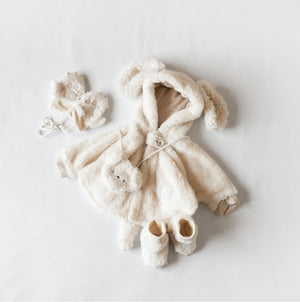 mocmof ぬいぐるみケープ ベビー服 上着 防寒具 70cm 80cm 90cm モクモフ